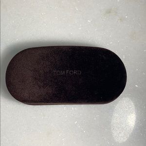 Tom Ford Velvet clamshell sunglass case